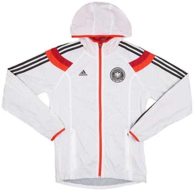 2013-14 Germany adidas Hooded Rain Jacket - 8/10 - (S)
