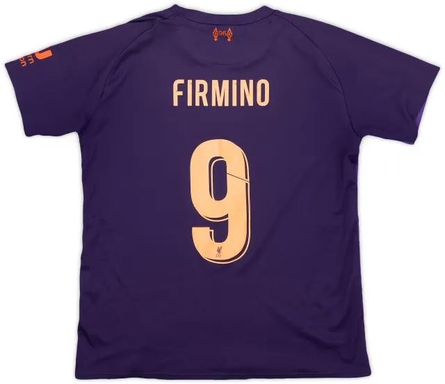 NewBalance 2018-19 Liverpool Away Shirt Firmino #9 - 8/10 - (6-7 Years)