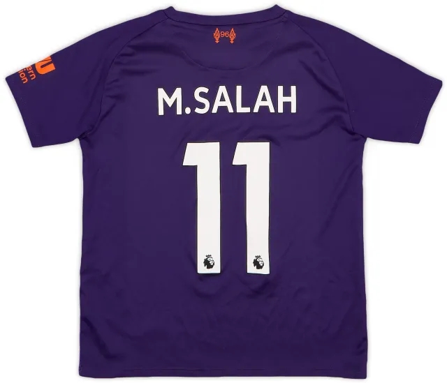 NewBalance 2018-19 Liverpool Away Shirt M.Salah #11 - 7/10 - (4-5 Years)