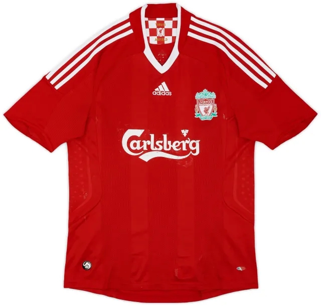 adidas 2008-10 Liverpool Home Shirt - 5/10 - (M)