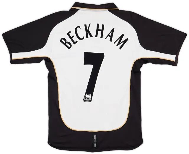 Umbro 2001-02 Manchester United Centenary Away/Third Shirt Beckham #7 - 6/10 - (S)