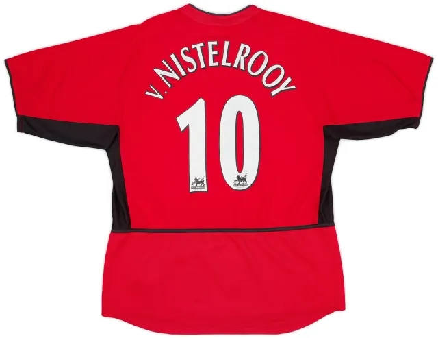 Nike 2002-04 Manchester United Home Shirt v. Nistelrooy #10 - 6/10 - (L)