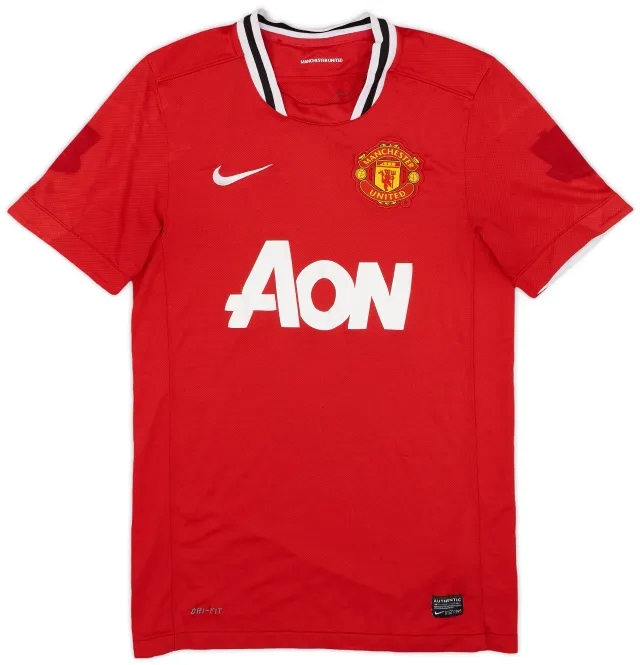 Nike 2011-12 Manchester United Home Shirt - 4/10 - (S)