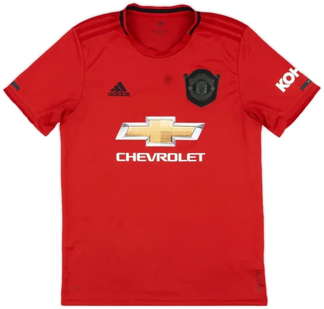 adidas 2019-20 Manchester United Home Shirt - 5/10 - (M)