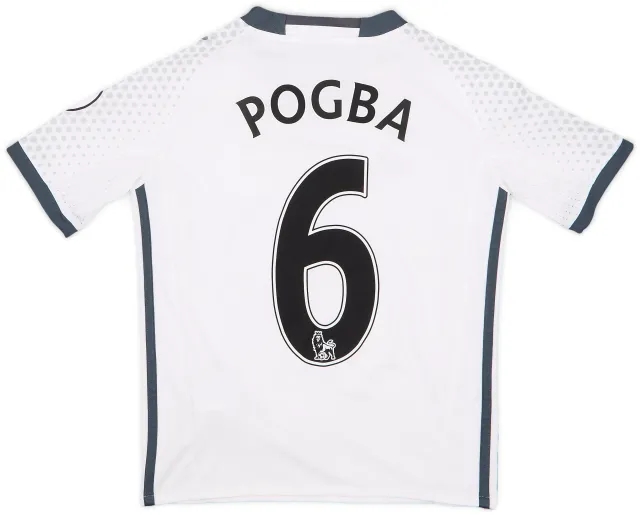 adidas 2016-17 Manchester United Third Shirt Pogba #6 - 7/10 - (S.Boys)