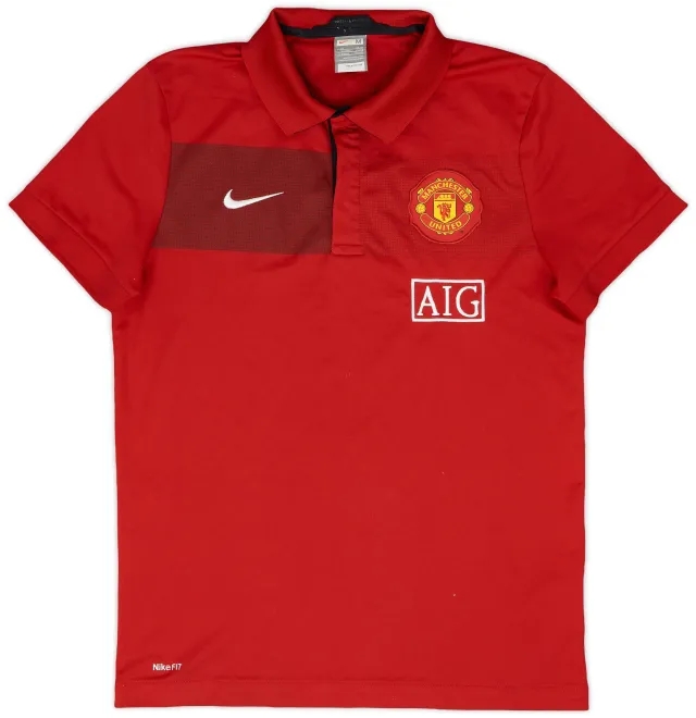 2009-10 Manchester United Nike Training Shirt - 7/10 - (M.Boys)