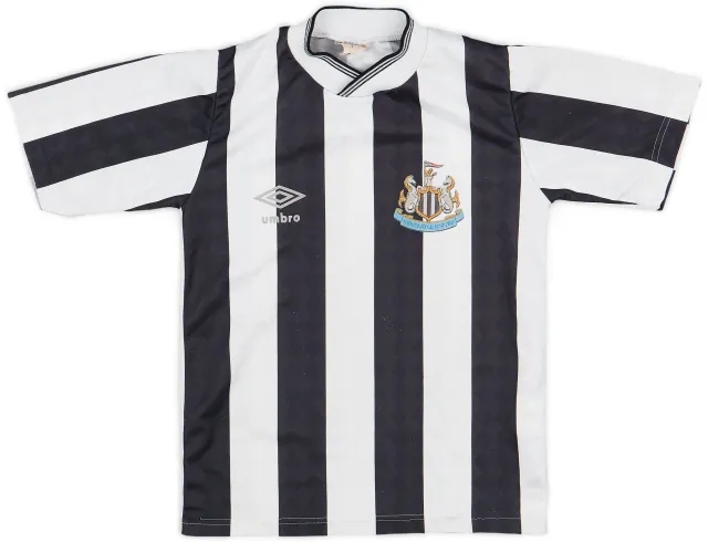 Umbro 1988-90 Newcastle Home Shirt - 7/10 - (S.Boys)