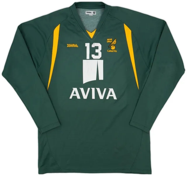 Hoodies/Sweat Tops 2008-09 Norwich Player Issue Xara Sweat Top #13 - 5/10 - (XL)