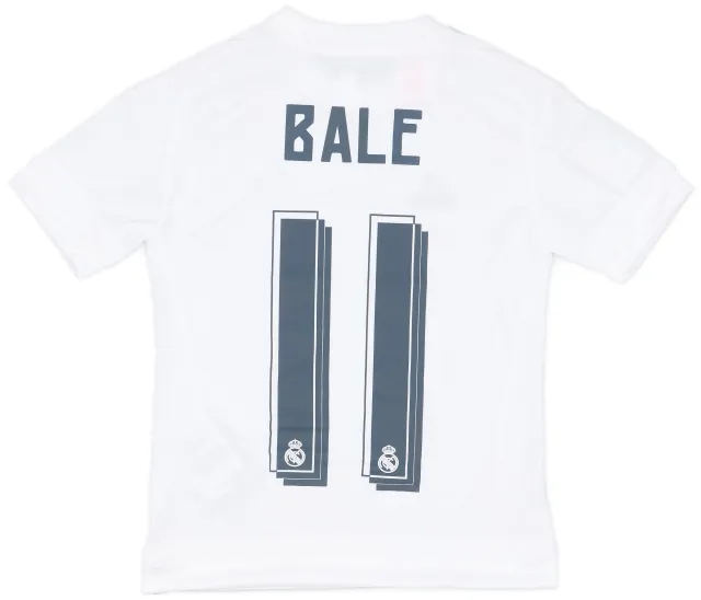 adidas 2015-16 Real Madrid Home Shirt Bale #11 (S.Boys)
