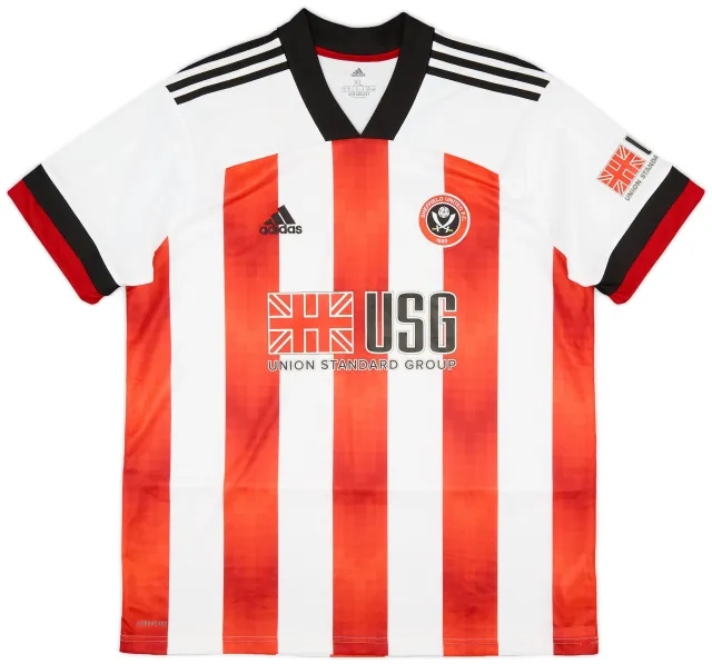 adidas 2020-21 Sheffield United Home Shirt - 9/10 - (XL)