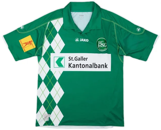 Jako 2011-12 St Gallen Home Shirt - 5/10 - (S)