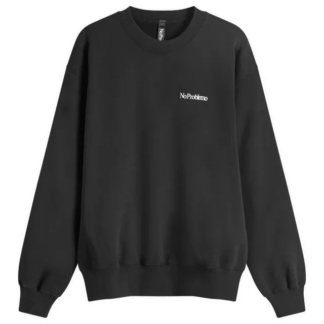 Asics No Problemo Men's Mini Problemo Crew Sweatshirt Black