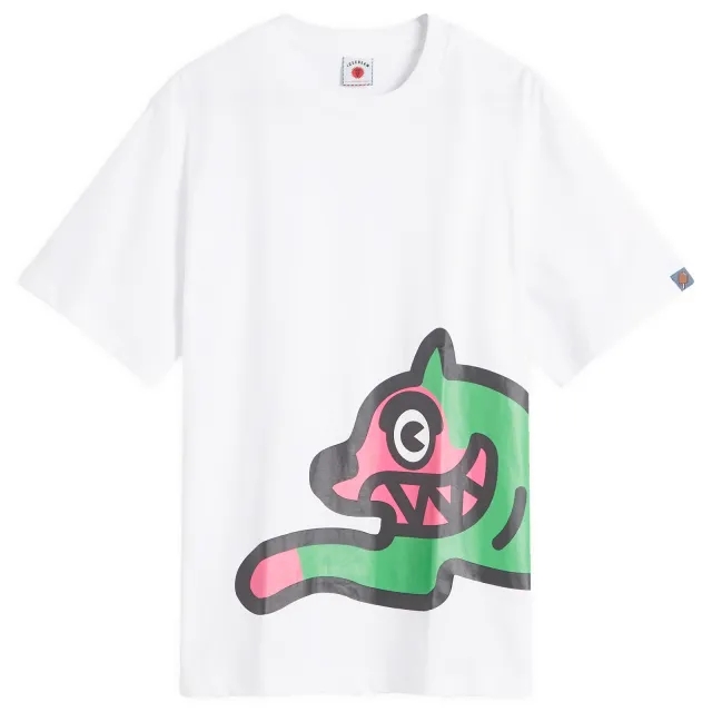ICECREAM Jumbo Running Dog T-Shirt, White