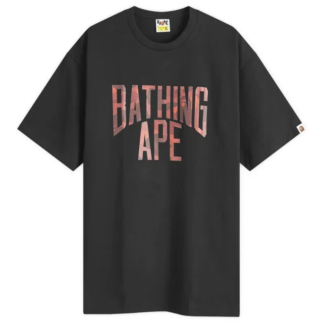 A Bathing Ape Men's Colour Camo Bathing Ape T-Shirt Black