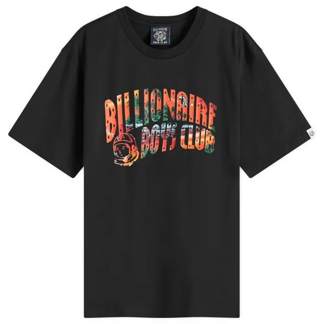Billionaire Boys Club Men's Tropical Arch Logo T-Shirt Black