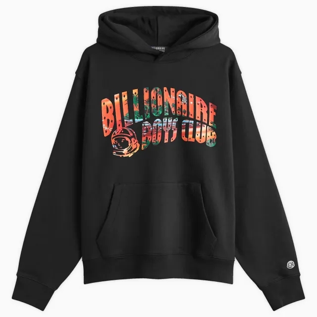Billionaire Boys Club Men's Tropical Arch Logo Hoodie Black