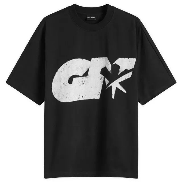 God Made Men's GM Nail T-Shirt Black