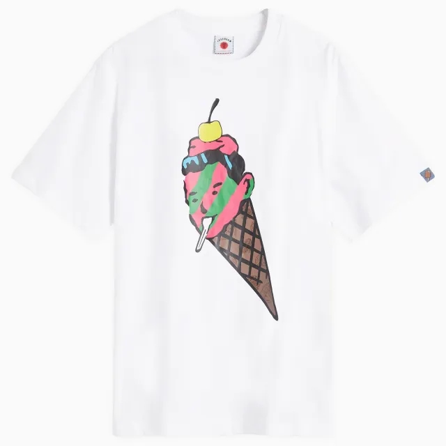 ICECREAM Men's Cone Man T-Shirt White