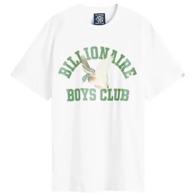 Billionaire Boys Club Men's Duck Varsity T-Shirt White