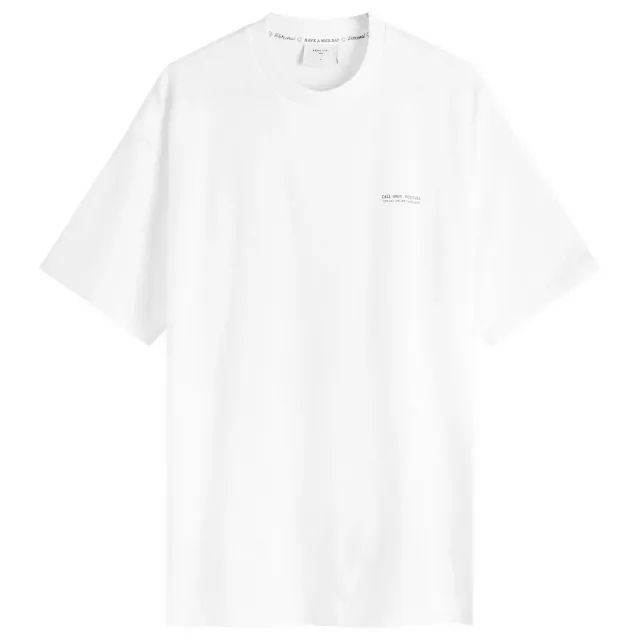 Percival Men's Online Oversized T-Shirt White