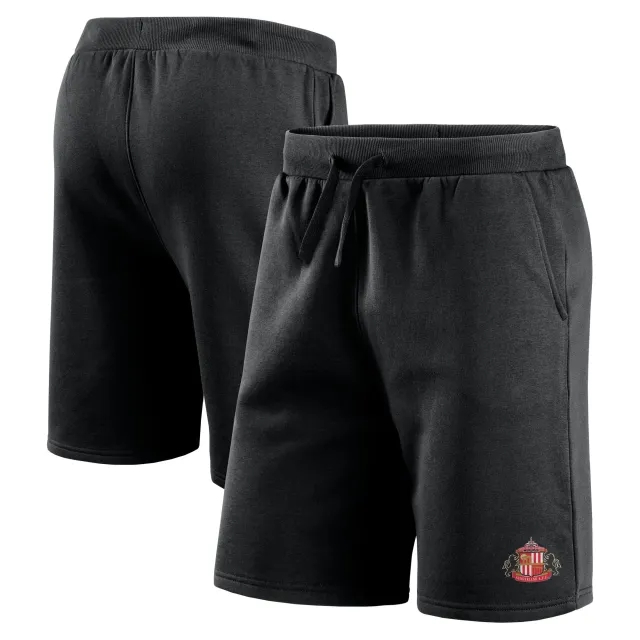 Fanatics Sunderland Logo Sweat Short - Black - Mens