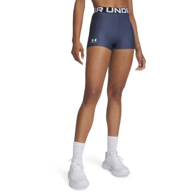 Under Armour Women's HeatGear® Shorty Downpour Gray / White XS