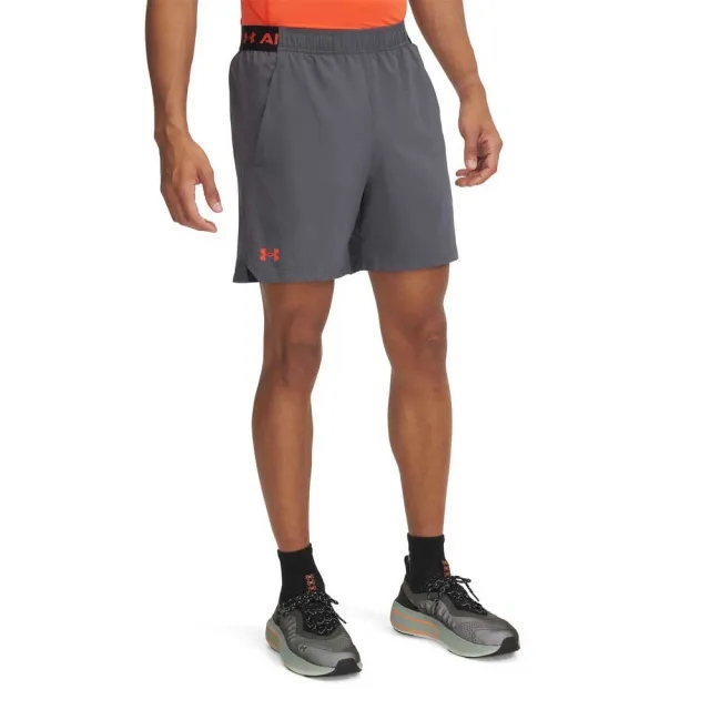 Men's Under Armour Vanish Woven 6Inch Shorts in Grey
