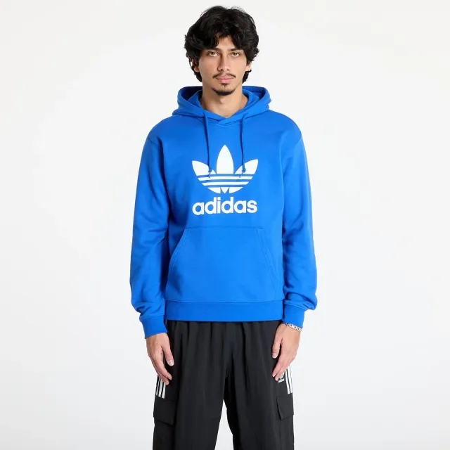 adidas Originals Sweatshirt Adidas Adicolor Trefoil Classics Hoody Blue Xl