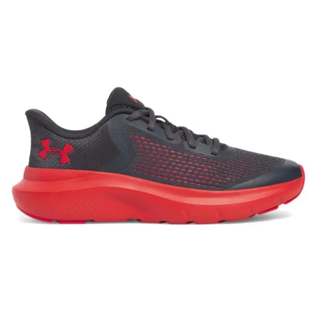 Boys' Grade School  Under Armour  Rogue 5 Running Shoes Anthracite / Red / Red 3