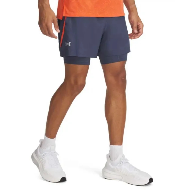 Under Armour Launch 2in1 5in Short Running Shorts Men - Grey