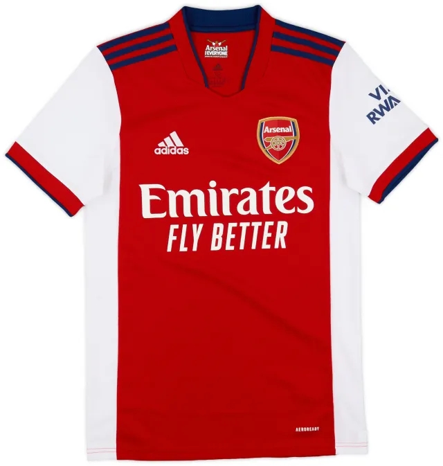 Nike 2021-22 Arsenal Home Shirt - 9/10 - (XS)
