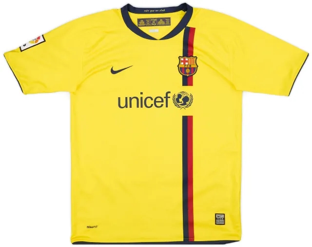 Nike 2008-10 Barcelona Away Shirt - 5/10 - (XL.Boys)