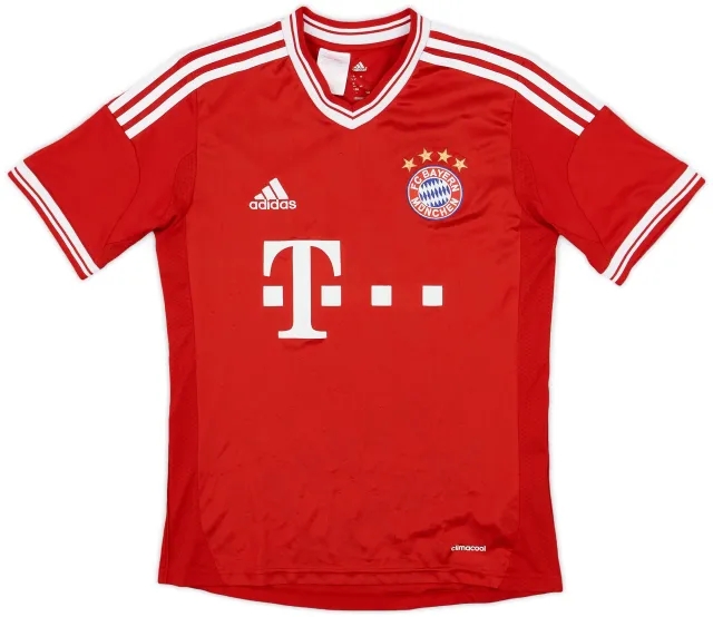 adidas 2013-14 Bayern Munich Home Shirt - 8/10 - (L.Boys)