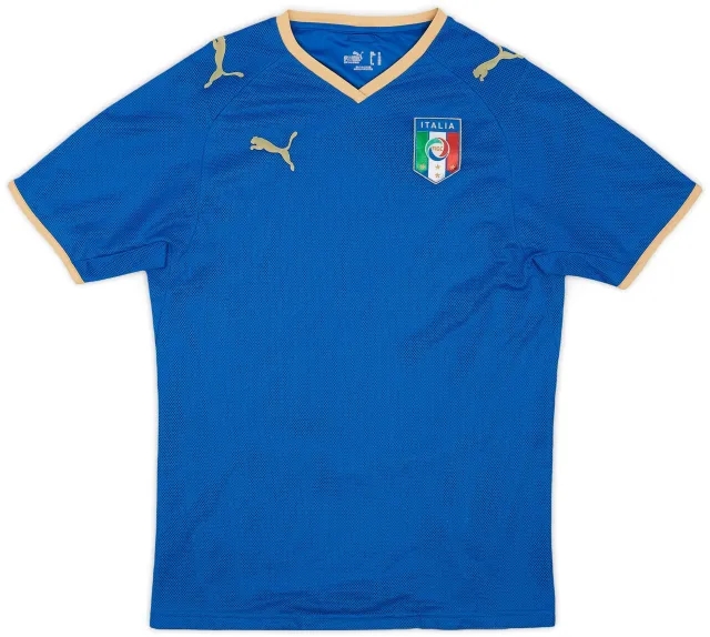 Puma 2007-08 Italy Home Shirt - 8/10 - (XS)
