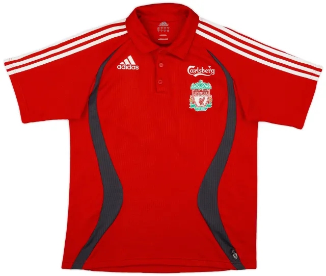 2006-07 Liverpool adidas Polo Shirt - 9/10 - (S)