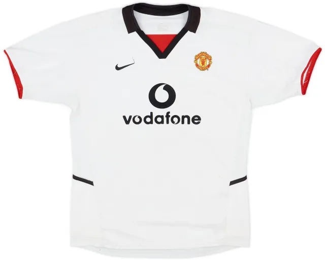 Nike 2002-03 Manchester United Away Shirt - 5/10 - (XL.Boys)