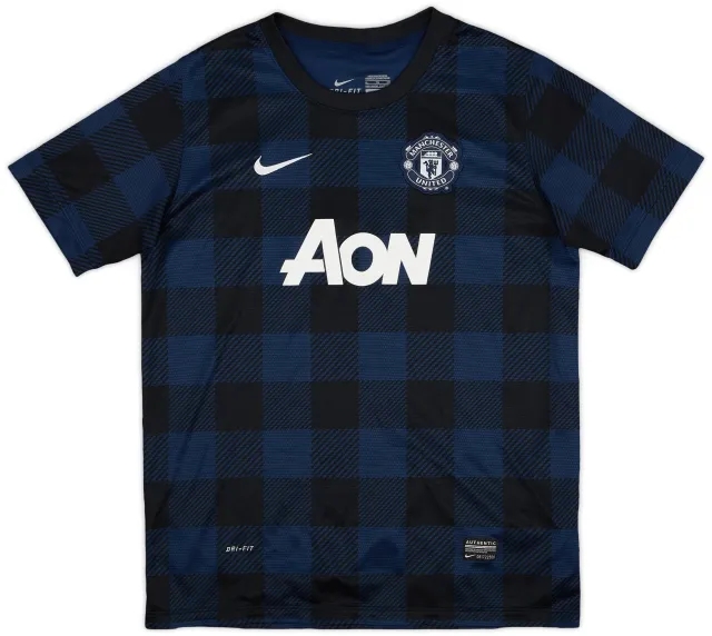Nike 2013-14 Manchester United Away Shirt - 9/10 - (XL.Boys)