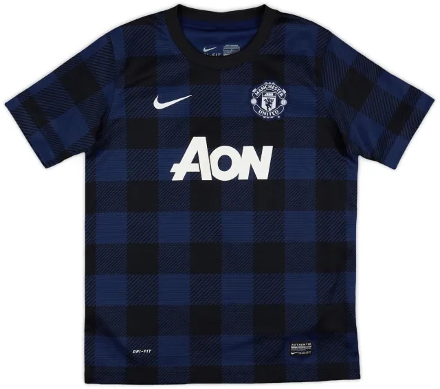 Nike 2013-14 Manchester United Away Shirt - 9/10 - (L.Boys)