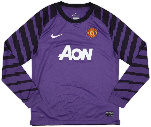Nike 2010-11 Manchester United GK Shirt - 9/10 - (L.Boys)