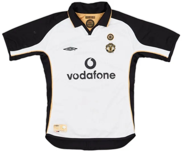 Umbro 2001-02 Manchester United Centenary Away/Third Shirt - 6/10 - (S.Boys)