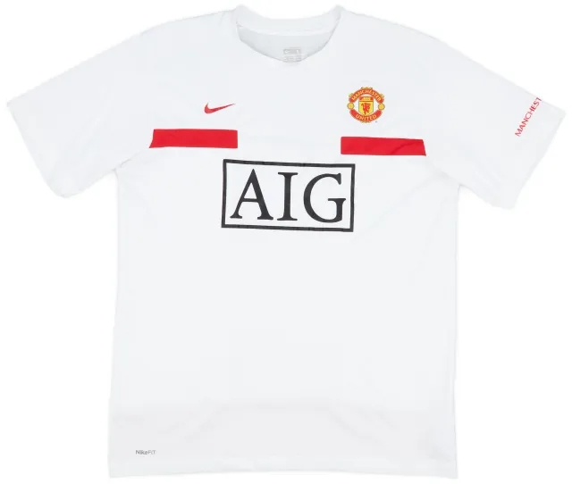 2009-10 Manchester United Nike Training Shirt - 7/10 - (L)