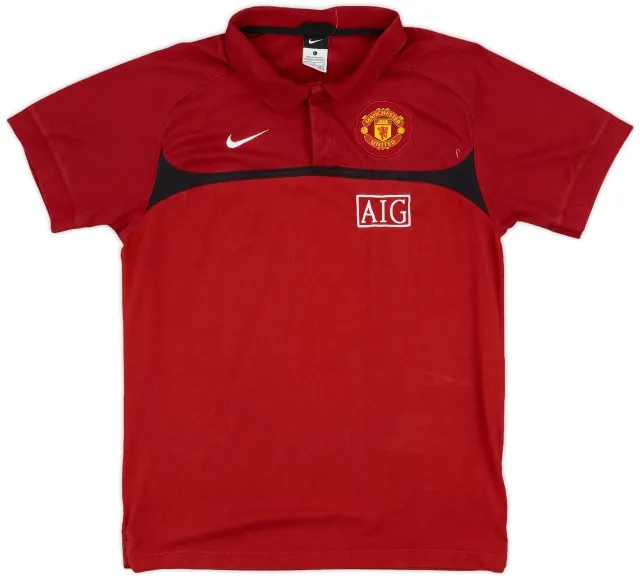 2010-11 Manchester United Nike Training Shirt - 7/10 - (M)