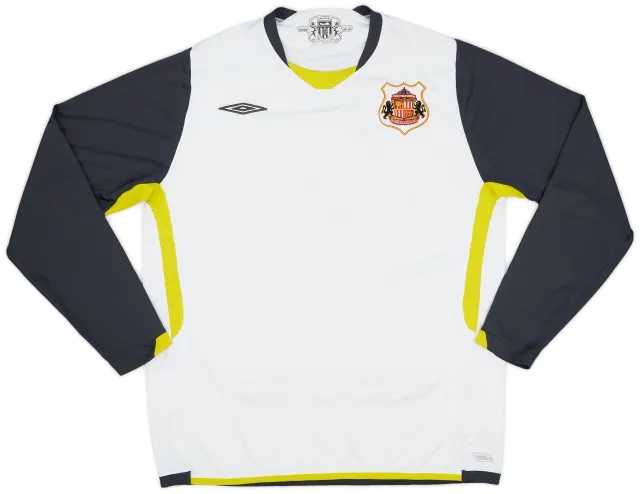 Umbro 2009-10 Sunderland Away L/S Shirt #9 - 7/10 - (XL)