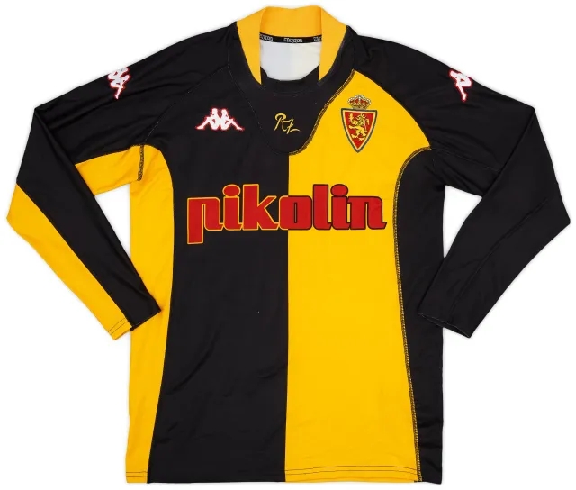 Kappa 2001-02 Real Zaragoza Away L/S Shirt - 7/10 - (M)