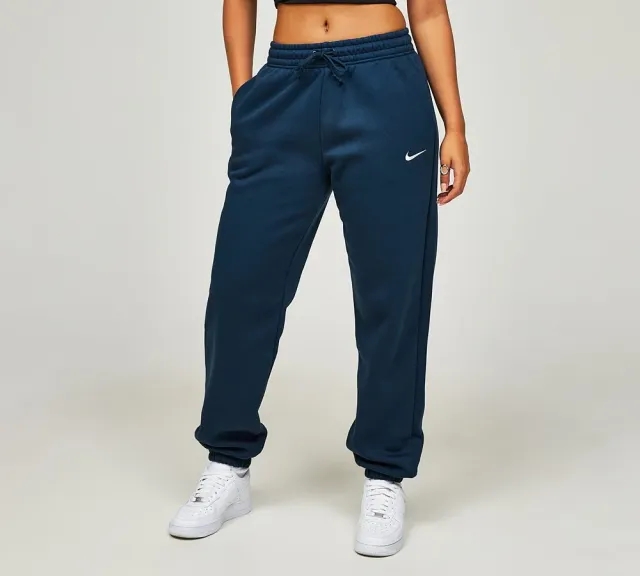 Nike Women's Sportswear Phoenix Fleece Oversized Sweatpants - Armory Navy/Sail - XS - Blue