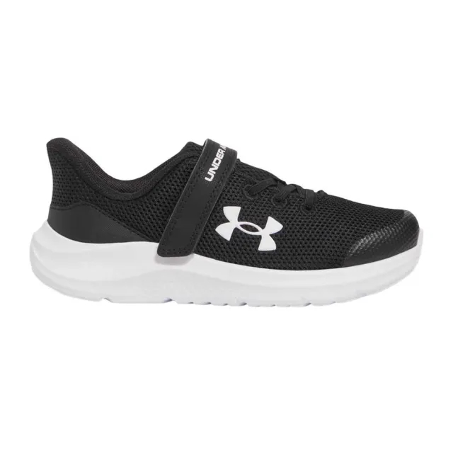Boys' Pre-School  Under Armour  Pursuit 4 AC Running Shoes Black / Black / White 1.5