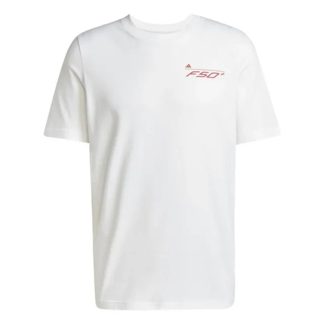 Adidas T-Shirt F50 History Graphic - ['White']