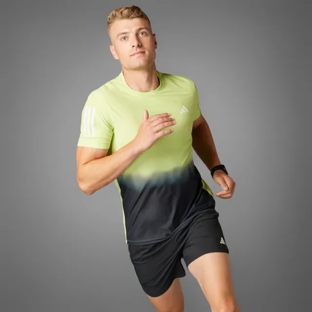 adidas Own The Run Colour Block T-Shirt - SS25