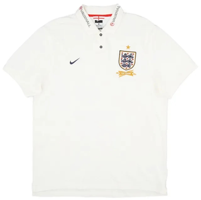 2013-14 England Nike Polo Shirt - 8/10 - (XL)