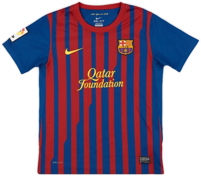 Nike 2011-12 Barcelona Home Shirt - 8/10 - (M.Boys)